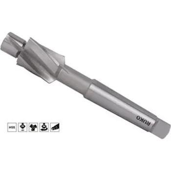 Vrták Ruko 102436 - Záhlubník válcový pro šroub M 10 s vodícím čepem pr. 8,5mm kuželová stopka MORSE 2, HSS
