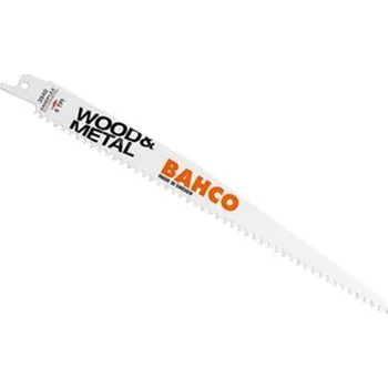 Pilový plátek Bahco 3940-150-4/6-SC-5P - Pilový list do pily ocasky délka 150 mm (balení 5 ks), WOOD&METAL na dřevo a kov, BiM