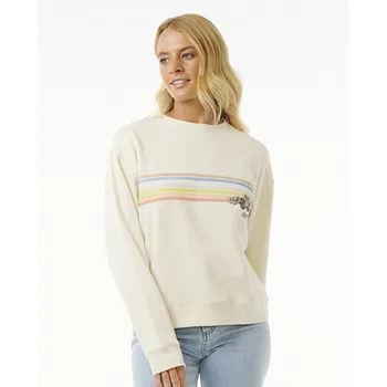 Pánská mikina Mikina Rip Curl HOFFMAN RELAXED CREW Bone velikost L