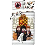 LEGO® 1101 HARRY POTTER™ Nebelvír - povlečení bavlna 140x200, 70x90 cm