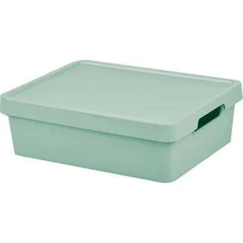 Zahradní úložný box Tontarelli Úložný box MAYA M s víkem - 9,2 l zelená 8034749814 8034749814