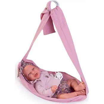 Panenka Antonio Juan 33352 CARLA realistická miminko s měkkým látkovým tělem 42 cm