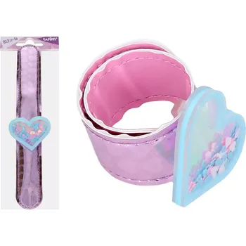 Náramek Náramek s ozdobou a glitrem 21,5 cm