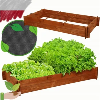 Květináč Truhlík na zeleninu, bylinky, vyvýšený záhon, květináč, bylinková zahrádka 150x80cm ECO