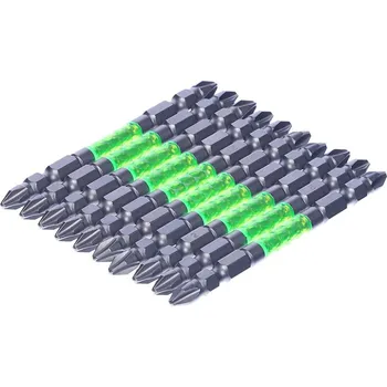 Bit Sada japonských oboustranných šroubovacích bitů s magnetickým hrotem PH2 SK11 - 10 ks - široké - 85 mm