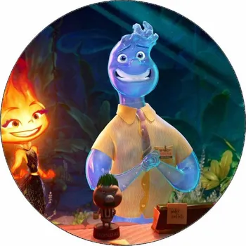 Jedlá dekorace na dort Jedlý papír Mezi živly 19,5 cm