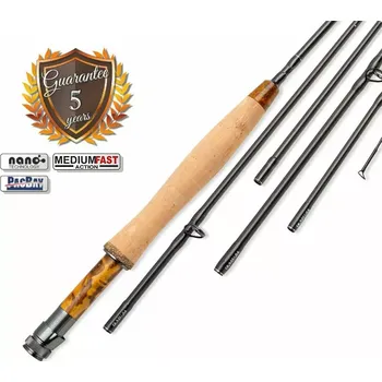 Rybářský prut TRAPER muškařský prut QUADRO NYMPH - 9'0"-10'6" #3