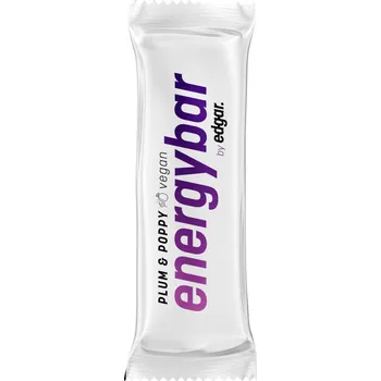 Edgar Energybar 50g Příchuť: Švestka / Mák