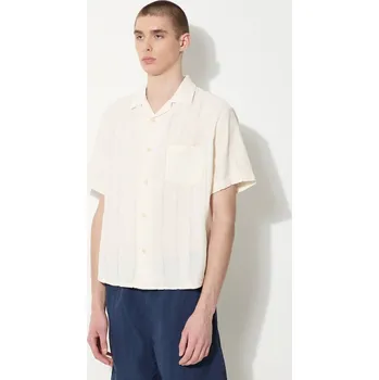 Dámská košile Košile Corridor Striped Seersucker, M, béžová, 01X