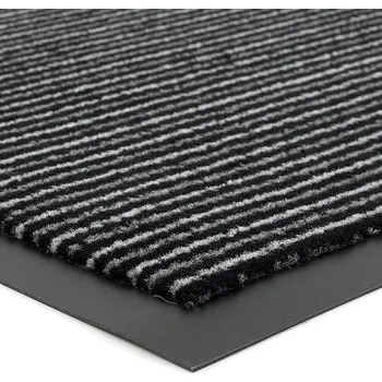 Rohožka Černá vstupní rohož FLOMA Scala - délka 60 cm, šířka 80 cm, výška 0,5 cm (81715055) FLOMAT