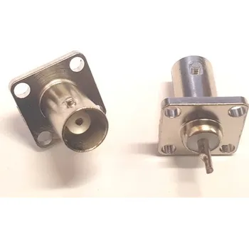 Elektrická zásuvka BNC zásuvka panelová 4 šroubky