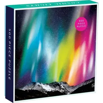 Puzzle Galison Čtvercové Polární záře 500 dílků