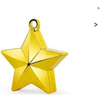 Balónek Závaží na balóny Hvězda, zlatá