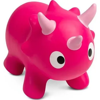 Houpací kůň TOYZ NAFUKOVACÍ SKÁKACÍ DINOSAURUS RŮŽOVÝ