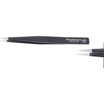Kosmetická pinzeta Wiha 32318 - Univerzální antistatická (norma ESD) pinzeta Professional
