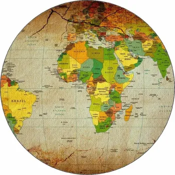 Jedlá dekorace na dort Jedlý papír mapa světa 19,5 cm