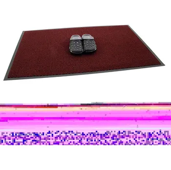 Rohožka Šedá vstupní rohož FLOMA Scala - délka 60 cm, šířka 80 cm, výška 0,5 cm (81715058) FLOMAT