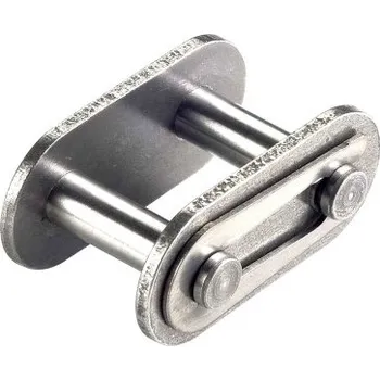 Sněhové řetězy 3/4x7/16 (12B-1RD) Spojovací článek rovné destičky poniklovaný 1-řadý