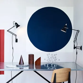 Lampička Anglepoise Original 1227 Mini LED nástěnné svítidlo, černé - Stínidlo na lampu – výška 14 cm, Ø 13 cm; nástěnný držák – výčnělek 17 cm, výška 10 cm sametově černá 1 x 3 W LED - Doprava zdarma