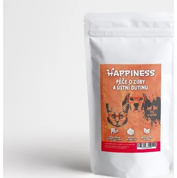 Péče o psí chrup HAPPINESS Functional Treats - péče o zuby a ústní dutinu pro psy a kočky 70g