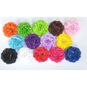 Brož Květina velká spona, brož č.002 Černá