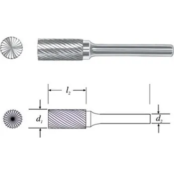 Fréza SGS 27378 (SB-43ML3) - Fréza technická SB-41ML2 válcová čelní pr. 3,0x14mm, stopka 3mm