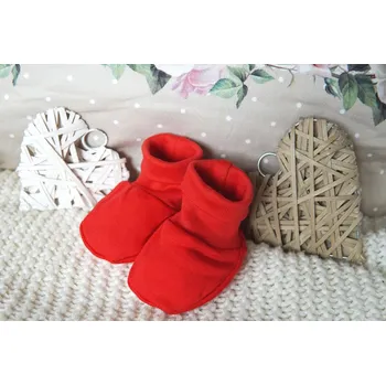 Kojenecké oblečení AMÁLKA Bavlněné, kojenecké capáčky, červené Velikost: 56-68