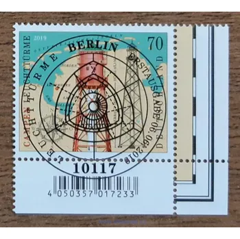 Poštovní známka SRN raz. 3465 majáky XXII, r. 2019