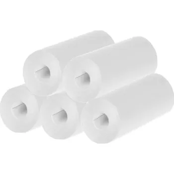 Kotouček do pokladny a tiskárny štítků GASTROMEX Náhradní roličky - kotoučky termopapíru do mini tiskárny MINIPRINT GMEX 5 ks - bílý