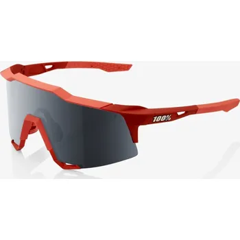 cyklistické brýle Brýle 100% SPEEDCRAFT - Soft Tact Coral - Black Mirror Lens