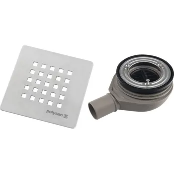 Obklad TRENECA vaničkový sifon, průměr otvoru 90mm, DN40, krytka nerez