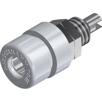 Krokosvorka SKS Hirschmann BIL 30 ws zdířka pro banánek zásuvka, vestavná vertikální Ø pin: 4 mm bílá 1 ks