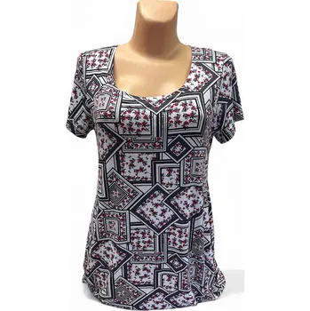 Dámská tunika Halenka SDUNAKA, Barva Bílá, Velikost XL46, Materiál 96% Viskoza 4% Lycra