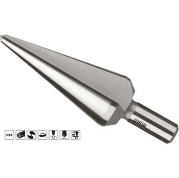 Ruko 101001 - Vrták do kovu pr. 3,0 - 14,0 mm kuželový loupací, válcová stopka pr. 6,0 mm No.1, HSS