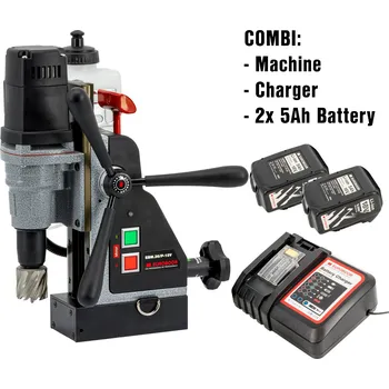 Vrtačka CMN-KARNASCH AKU magnetická vrtačka EBM 36 mm s dvěma 5Ah bateriemi a nabíječkou