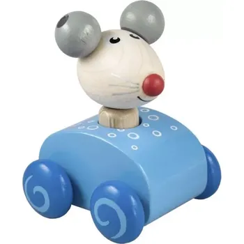 Hračka pro psa Pískací hračka ve tvaru myši - modrá