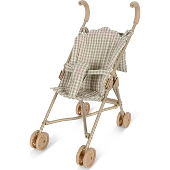 Kočárek pro panenku Konges Slojd Kočárek pro panenky Captains Tea Check Konges Sløjd Doll Stroller