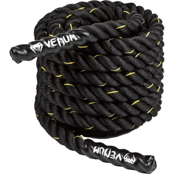 Posilovací lano Venum CHALLENGER BATTLE ROPE OS Černá, Bílá