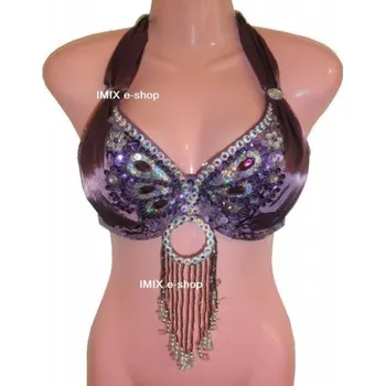 Podprsenka Podprsenka ABLAH větší velikosti Fialová 40 D