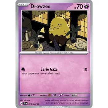 Sběratelská karetní hra Drowzee 016/064 - Shrouded Fable Typ karty: Non-Holo