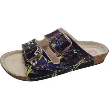 Dívčí obuv Dětské pantofle Milami 500C blue fotbal Velikost: 32