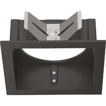 Bodové svítidlo BENTO jednorámeček hranatý černý 8x8,6cm