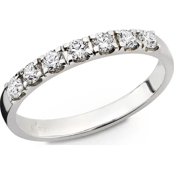 Prsten Prsten z bílého zlata s přírodními diamanty 517.90 Velikost: 56