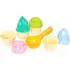 Hračka na písek Teddies Formičky do písku ve tvaru zmrzliny 9 ks