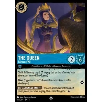 Sběratelská karetní hra Lorcana SSK 144/204 The Queen - Fairest of All - Shimmering Skies Stav: Near Mint, Verze: NORMAL