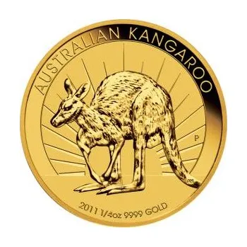 1/4 unce zlatá mince Austrálie klokan 2011
