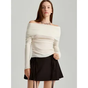 Dámský svetr Vypasovaný svetr - XL - House - krémový - 479BX-01X