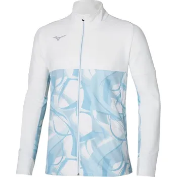 Běžecké oblečení Běžecká bunda Mizuno Paris Athlete Hybrid Warm up Jacket 32GCB50129 Velikost textilu: S