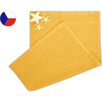 Malý dětský ručník 30x50 Sofie žlutý