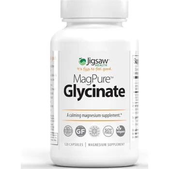 Jigsaw Health | MagPure - Hořčík Bisglycinát 50 mg Bisglycinát hořečnatý • vysoce vstřebatelná forma • bez laxativního efektu • bez plnidel a aditiv - 120 kapslí